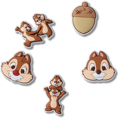 Crocs Disney Chip n Dale 5 Pack Jibbitz™ charms