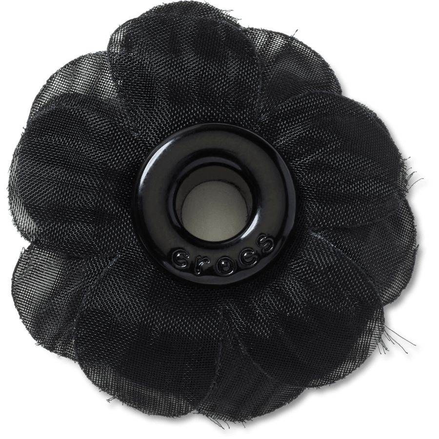 Crocs Black Chiffon Grommet Jibbitz™ charms