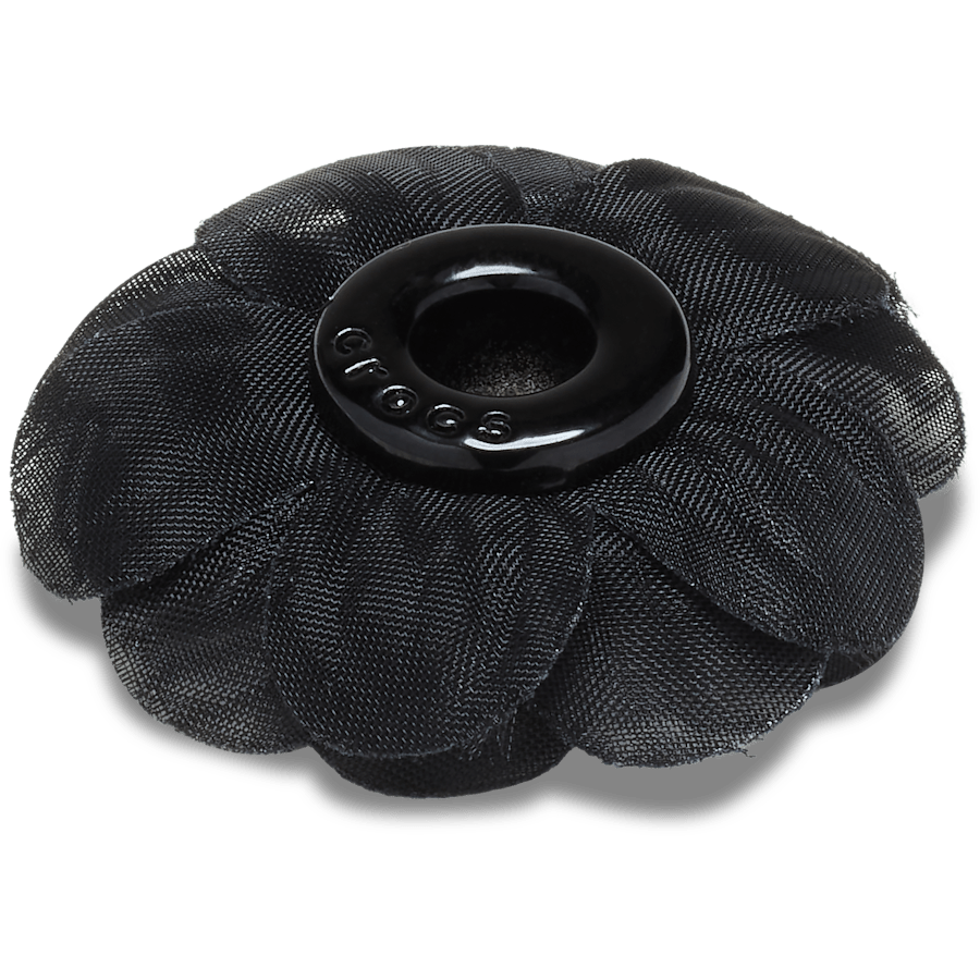 Crocs Black Chiffon Grommet Jibbitz™ charms