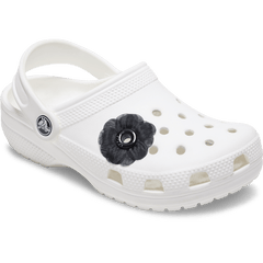 Crocs Black Chiffon Grommet Jibbitz™ charms