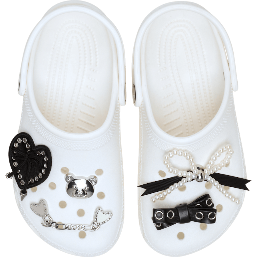 Crocs Indie Luxe Silver 5 Pack Jibbitz™ charms
