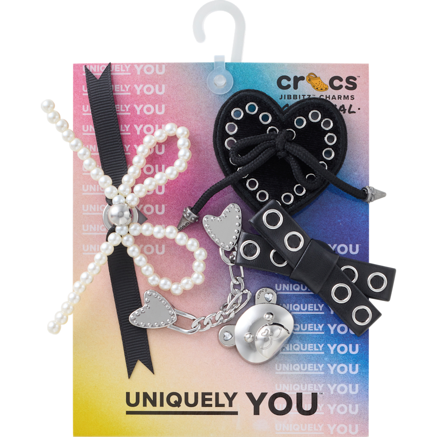 Crocs Indie Luxe Silver 5 Pack Jibbitz™ charms