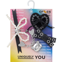 Crocs Indie Luxe Silver 5 Pack Jibbitz™ charms