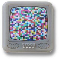 Crocs Lights Up Pixelated TV Jibbitz™ charms