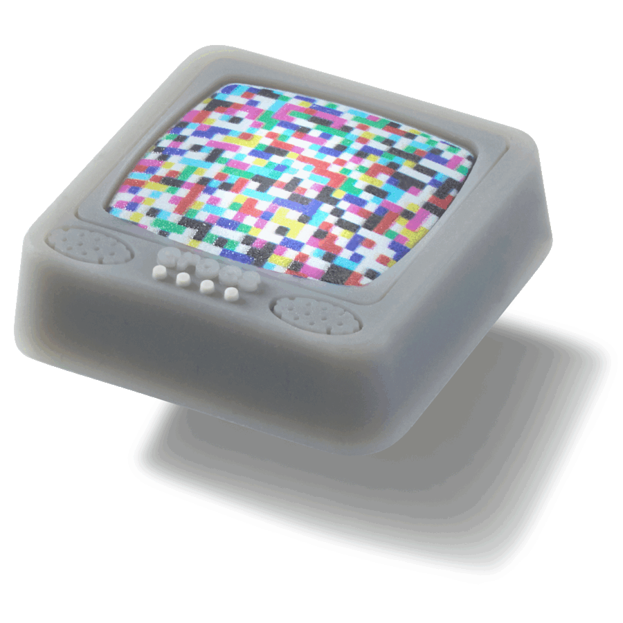 Crocs Lights Up Pixelated TV Jibbitz™ charms