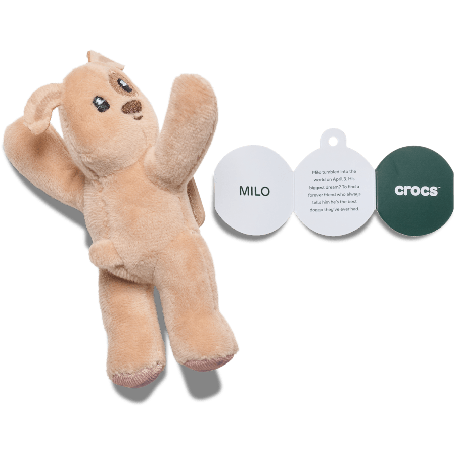 Crocs Huggitz Brown Puppy Jibbitz Shoe Charm