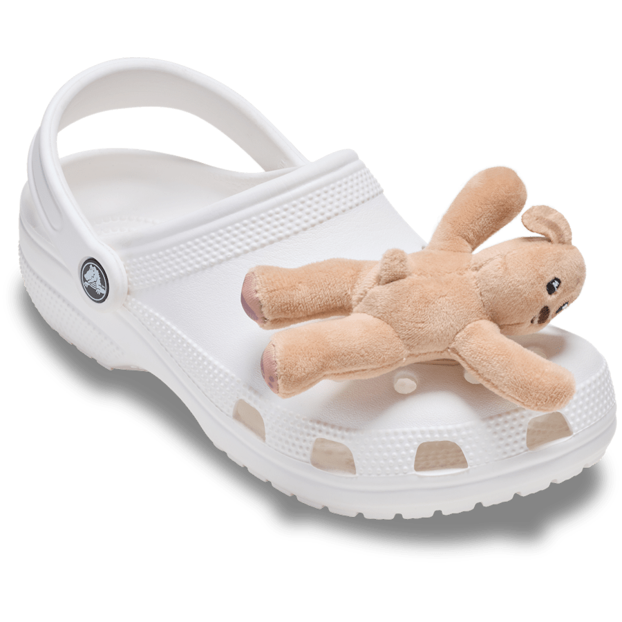 Crocs Huggitz Brown Puppy Jibbitz Shoe Charm
