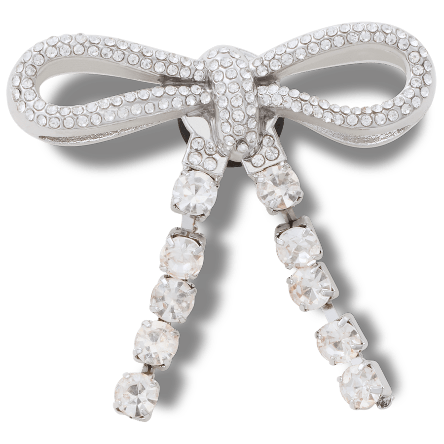 Crocs Silver Gem Bow Jibbitz™ charms
