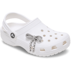 Crocs Silver Gem Bow Jibbitz™ charms