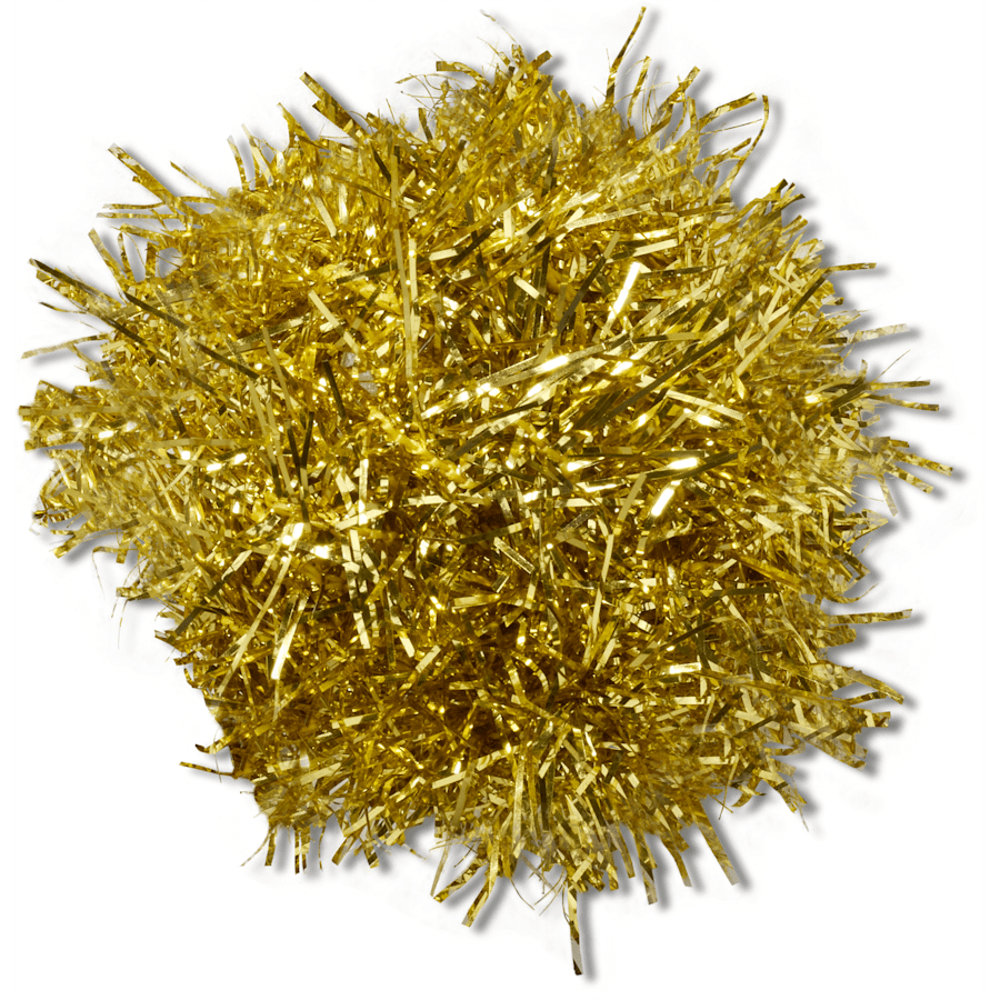 Crocs Gold Tinsel Pom Jibbitz™ charms
