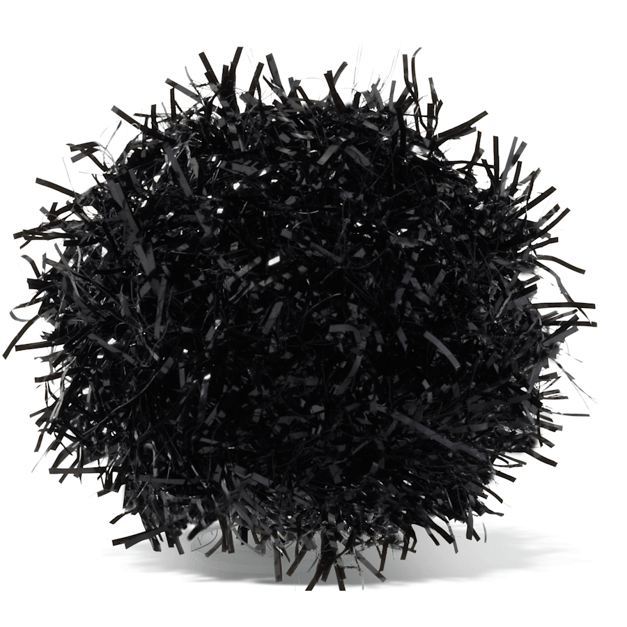 Crocs Black Tinsel Pom Jibbitz™ charms