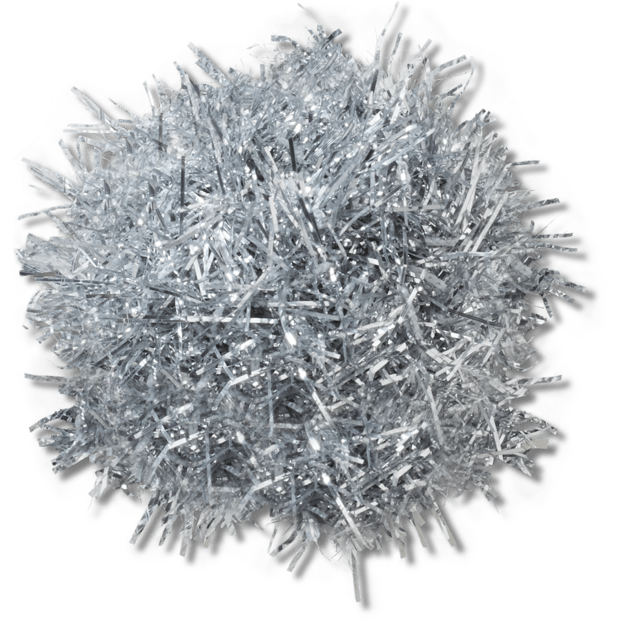 Crocs Silver Tinsel Pom Jibbitz™ charms