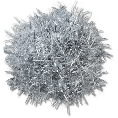 Crocs Silver Tinsel Pom Jibbitz™ charms
