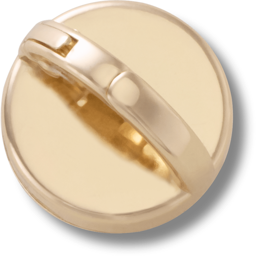 Crocs Gold Interchangeable Stud Jibbitz™ charms