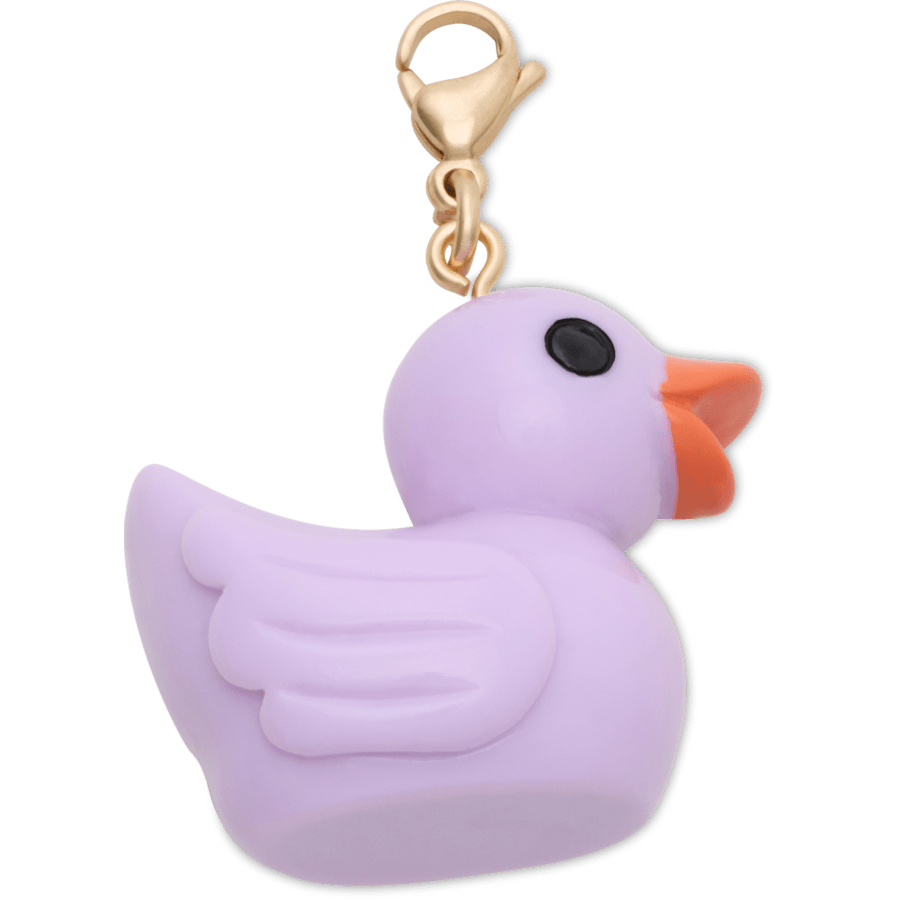 Crocs Purple Rubber Duck Charm Jibbitz Shoe Charm