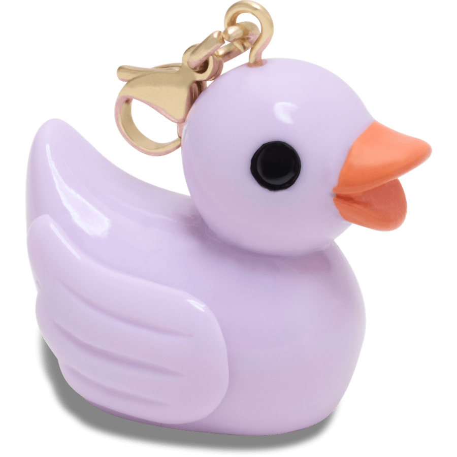 Crocs Purple Rubber Duck Charm Jibbitz Shoe Charm