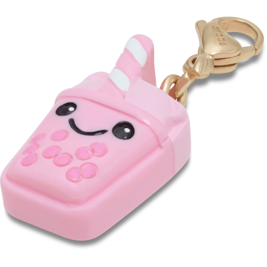 Crocs Cute Pink Boba Charm Jibbitz Shoe Charm