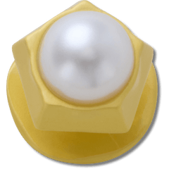 Crocs Gold Pentagon Pearl Jibbitz™ charms