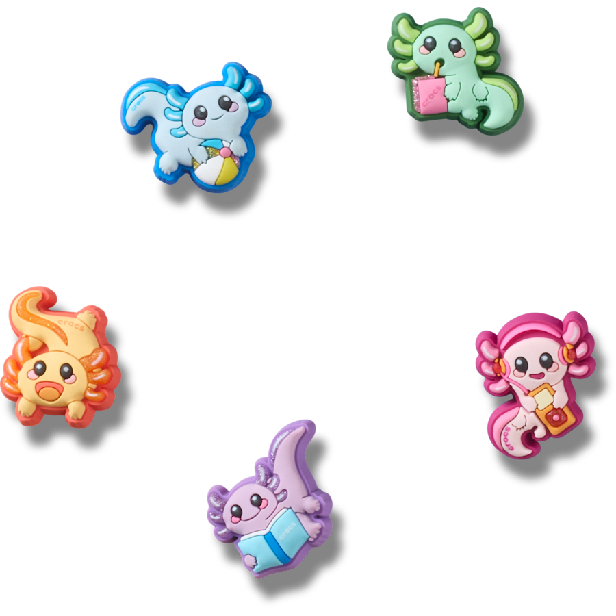 Crocs Tiny Axolotls 5 Pack Jibbitz™ charms