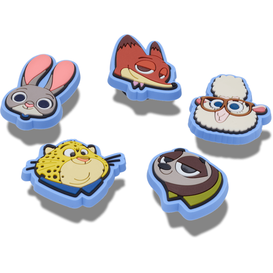 Crocs b'Disney Zootopia 2 5 Pack Jibbitz Shoe Charm