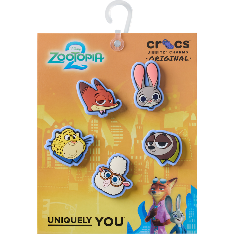 Crocs b'Disney Zootopia 2 5 Pack Jibbitz Shoe Charm