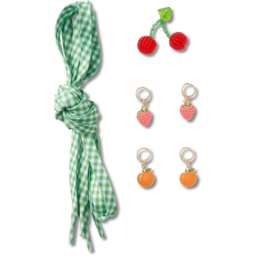 Crocs Laces and Fresh Fruits Charm Kit Jibbitz™ charms