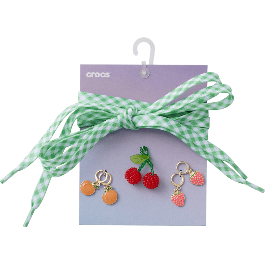 Crocs Laces and Fresh Fruits Charm Kit Jibbitz™ charms