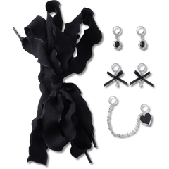 Crocs Laces and Dainty Bow Charm Kit Jibbitz Shoe Charm
