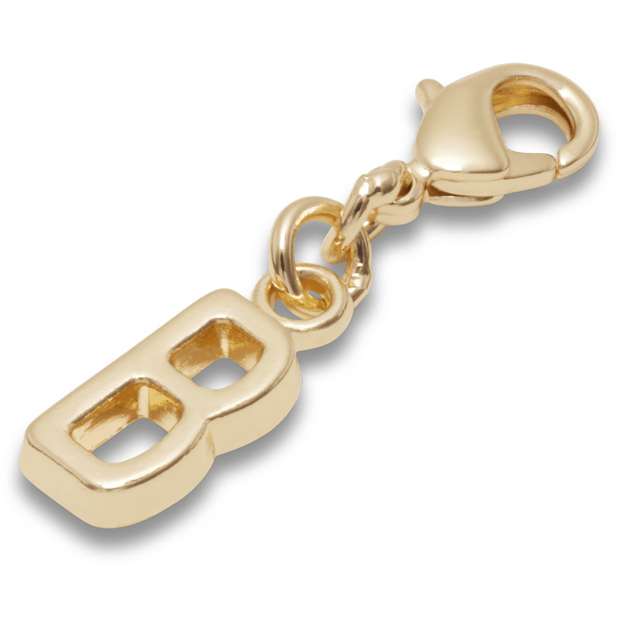 Crocs Gold Letter B Charm Jibbitz™ charms