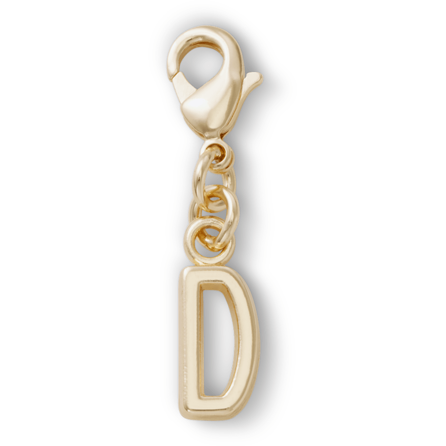 Crocs Gold Letter D Charm Jibbitz™ charms