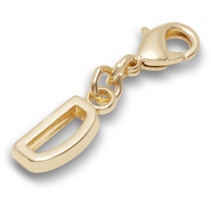 Crocs Gold Letter D Charm Jibbitz™ charms