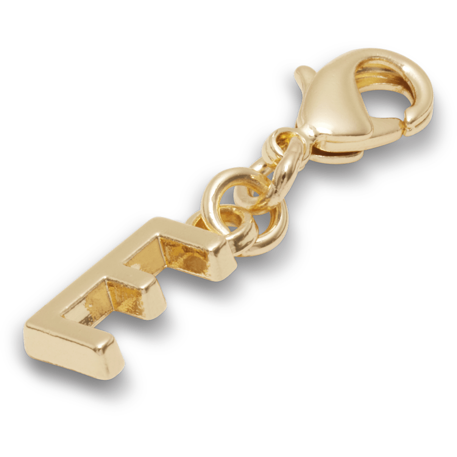 Crocs Gold Letter E Charm Jibbitz™ charms