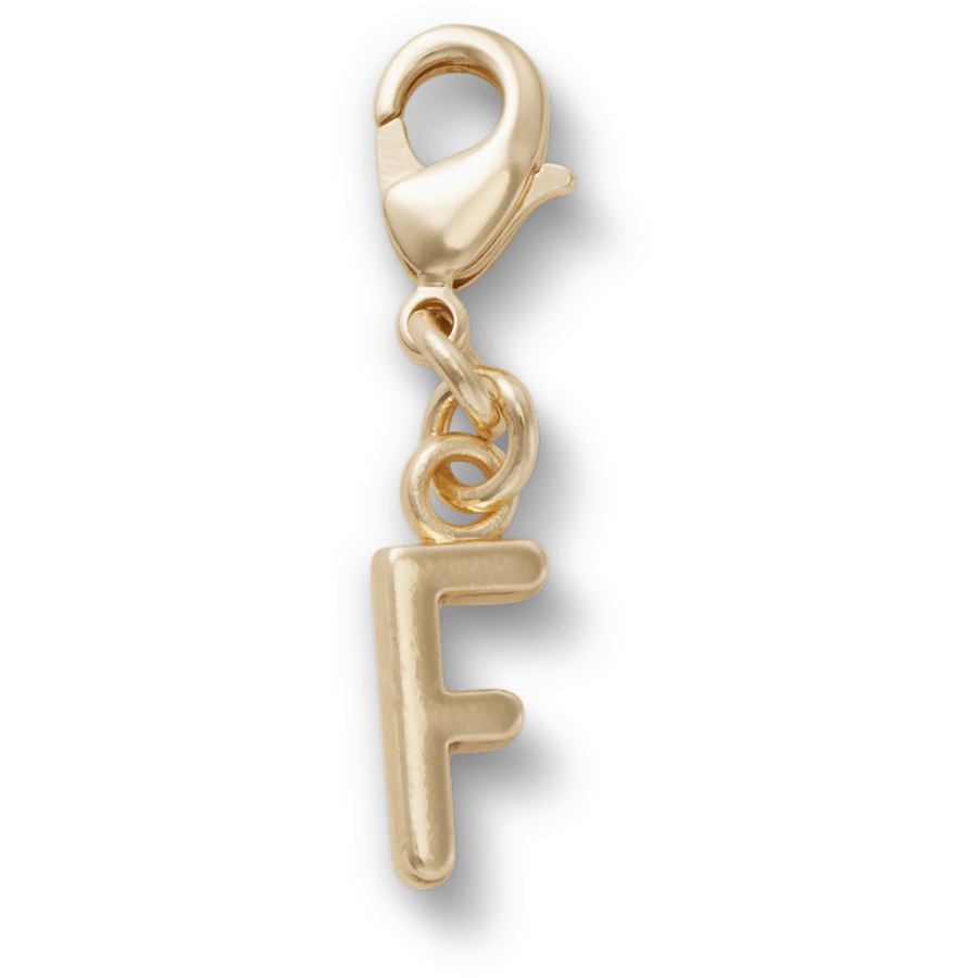 Crocs Gold Letter F Charm Jibbitz™ charms