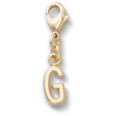 Crocs Gold Letter G Charm Jibbitz™ charms