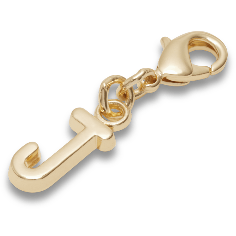 Crocs Gold Letter J Charm Jibbitz™ charms