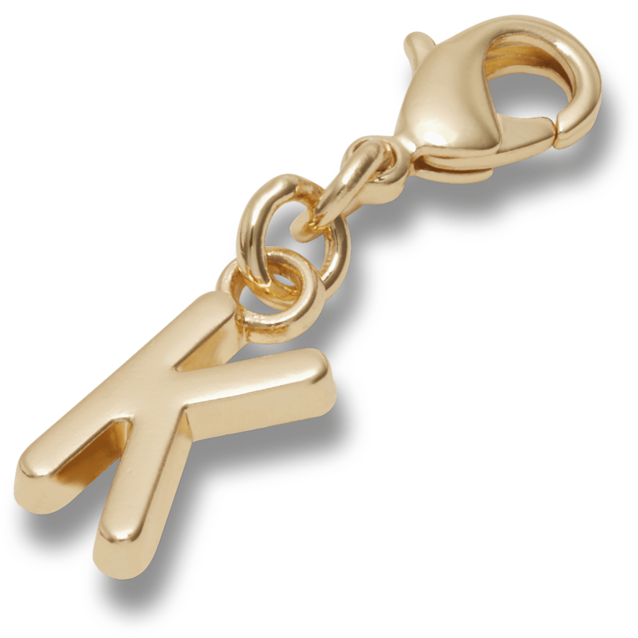 Crocs Gold Letter K Charm Jibbitz™ charms