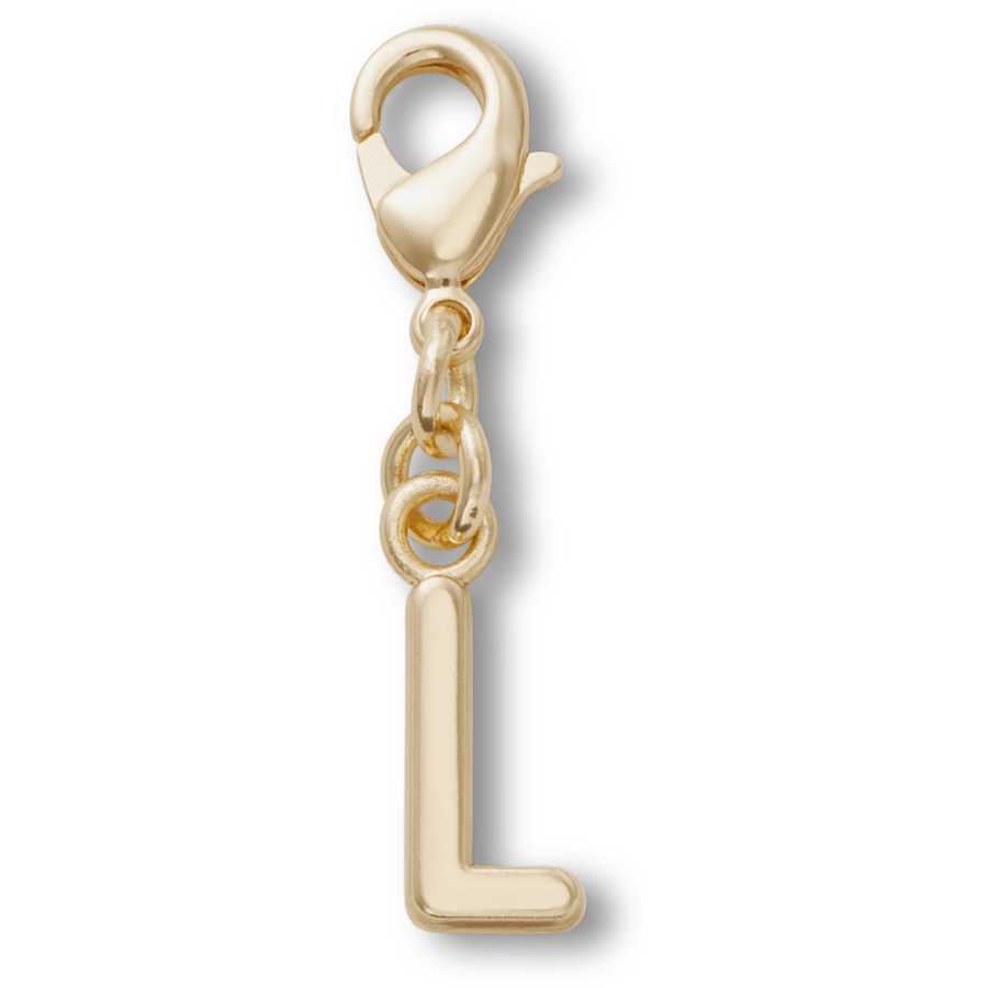 Crocs Gold Letter L Charm Jibbitz™ charms