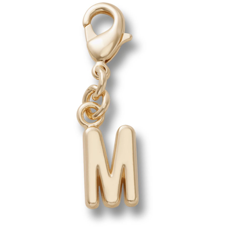 Crocs Gold Letter M Charm Jibbitz™ charms
