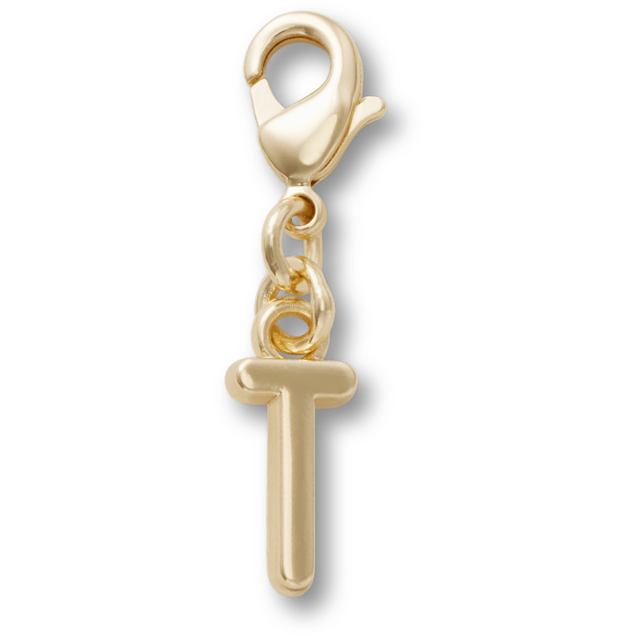 Crocs Gold Letter T Charm Jibbitz™ charms