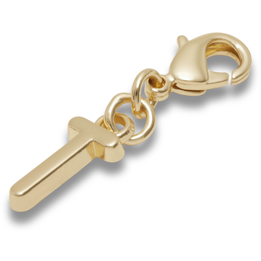Crocs Gold Letter T Charm Jibbitz™ charms