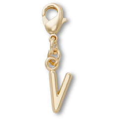 Crocs Gold Letter V Charm Jibbitz™ charms