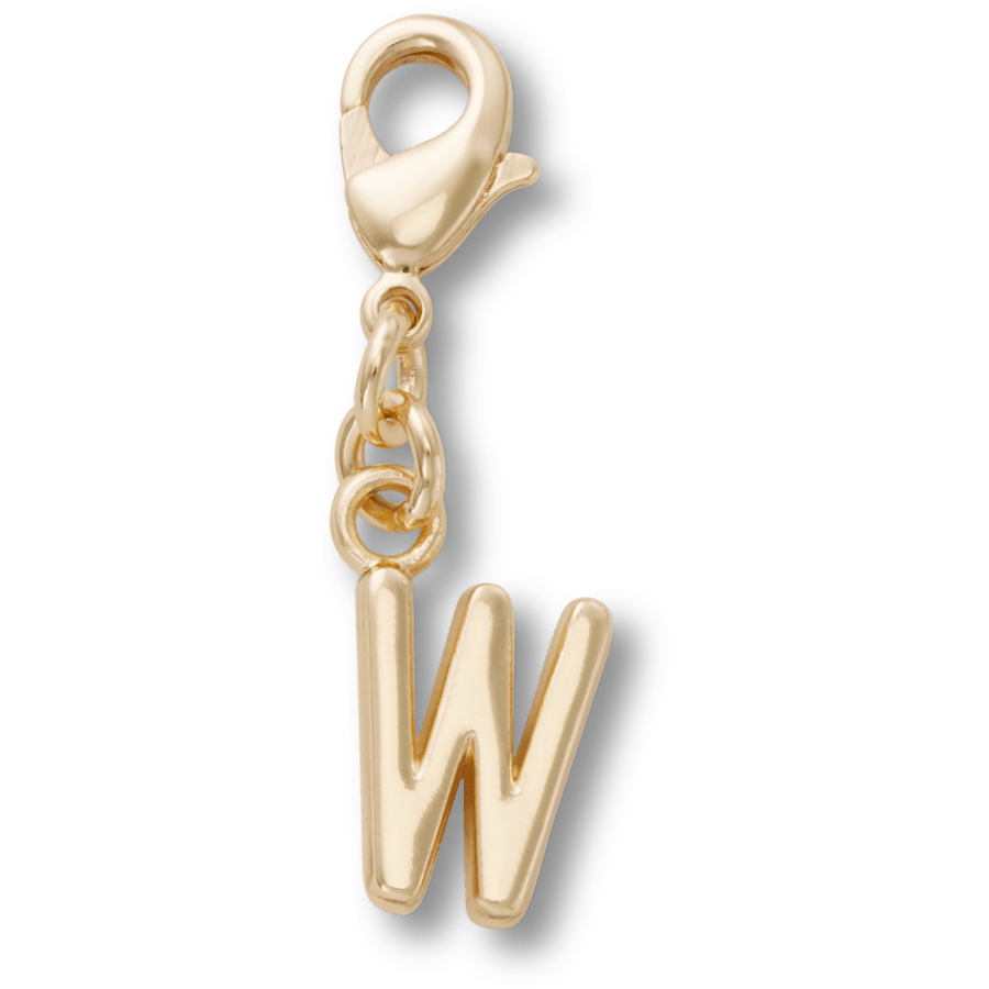 Crocs Gold Letter W Charm Jibbitz™ charms