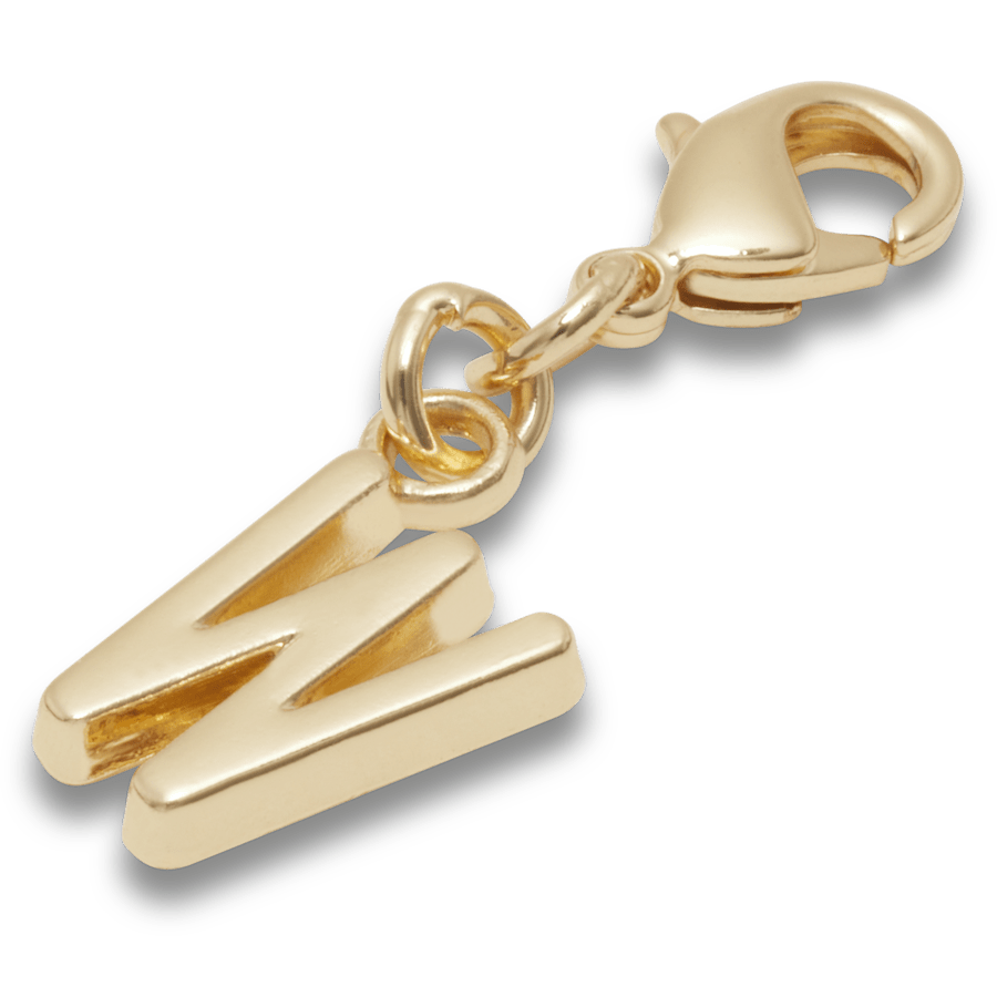 Crocs Gold Letter W Charm Jibbitz™ charms