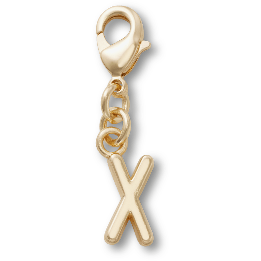 Crocs Gold Letter X Charm Jibbitz™ charms