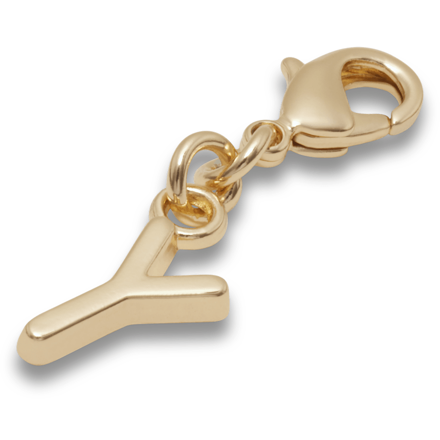Crocs Gold Letter Y Charm Jibbitz™ charms