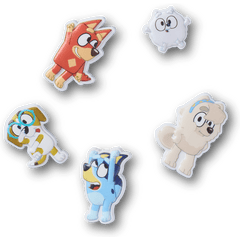 Crocs Bluey 5 Pack Jibbitz Shoe Charm