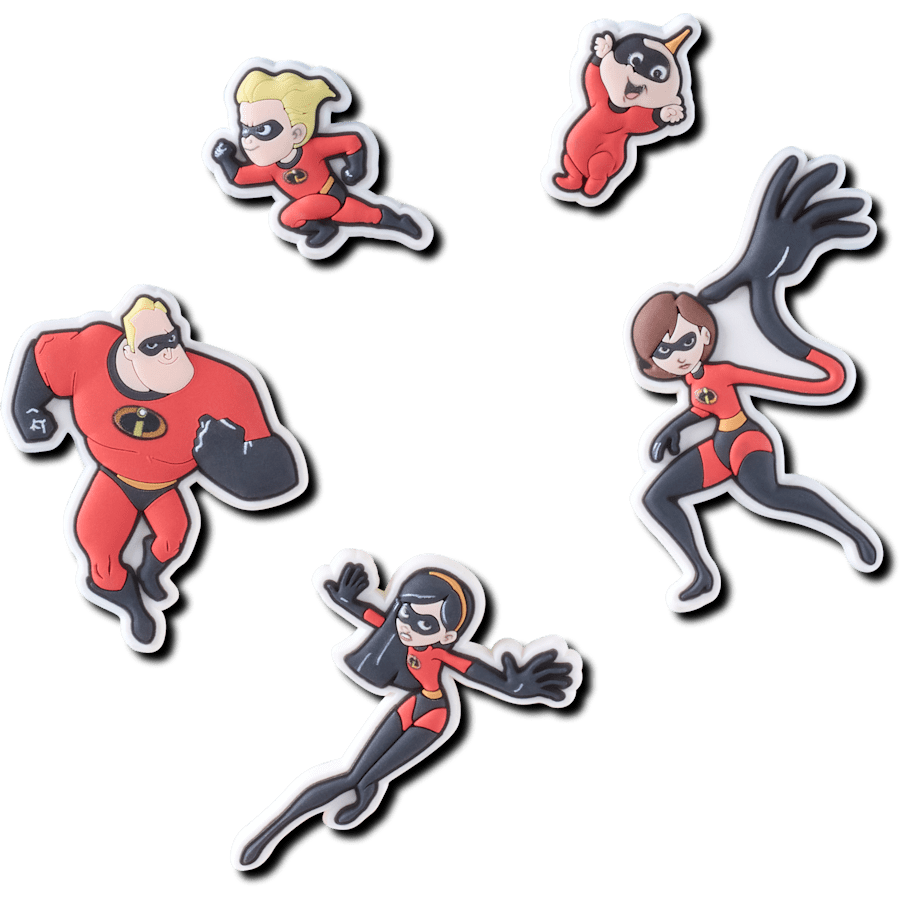 Crocs Pixar Incredibles 5 Pack Jibbitz charm