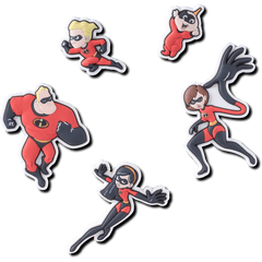 Crocs Pixar Incredibles 5 Pack Jibbitz charm