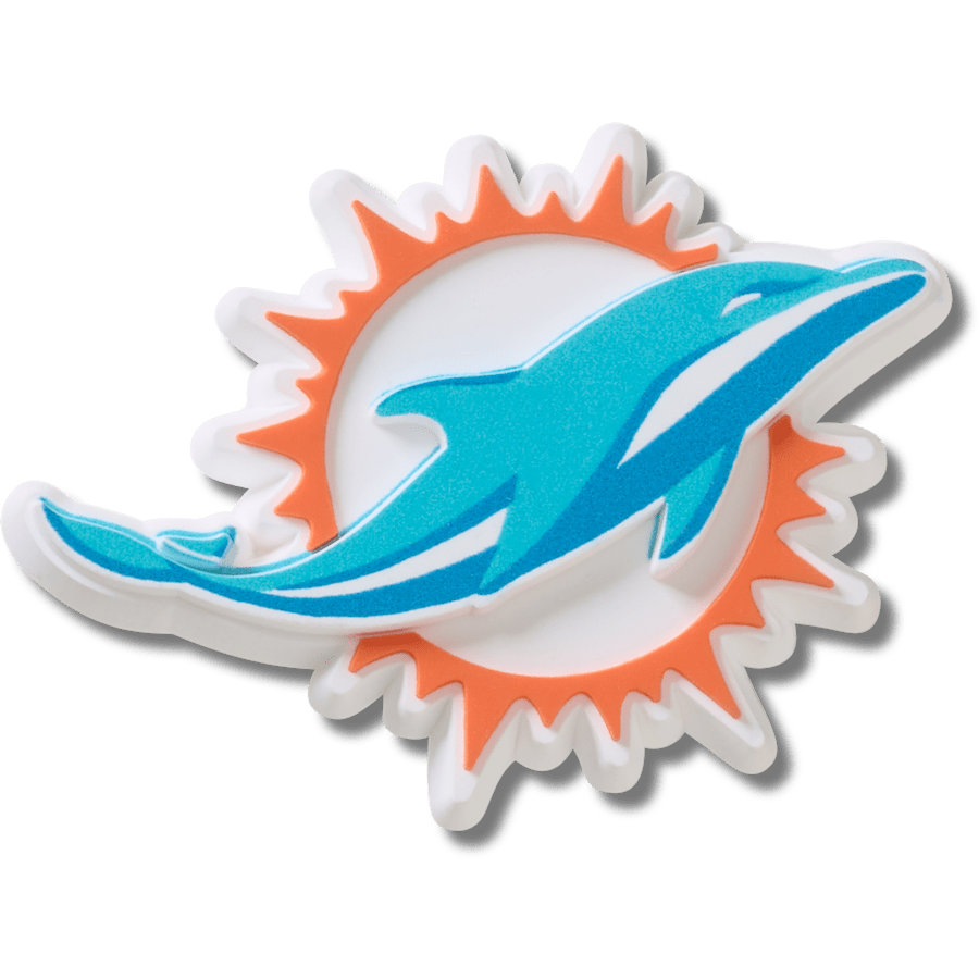 Crocs NFL Miami Dolphins Logo Jibbitz™ charms
