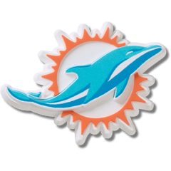 Crocs NFL Miami Dolphins Logo Jibbitz™ charms